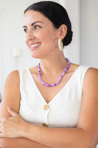 Candy Opal Necklace | Lavender Mousse