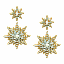 Load image into Gallery viewer, Double Starburst Earrings
