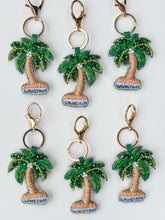 Load image into Gallery viewer, Green Palm Tree Bag Charm | Galveston
