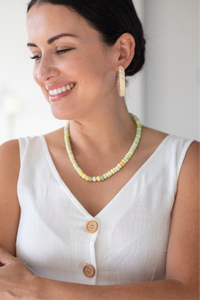 Candy Opal Necklace | Lime Sorbet