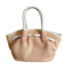 Cargar imagen en el visor de la galería, Roberta Raffia Handbag | Cream

