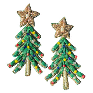 Christmas Raffia Christmas Tree | Green