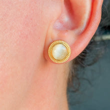 Load image into Gallery viewer, Cat Eye Round Dainty Stud Earrings
