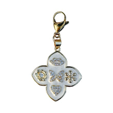 Charger l'image dans la galerie, Cross White Enamel Charm Pendant
