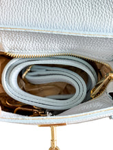 Load image into Gallery viewer, Giuliana Leather Handbag | Ice Blue
