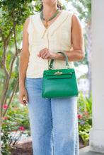 Load image into Gallery viewer, Giuliana Leather Handbag | Kelly Green
