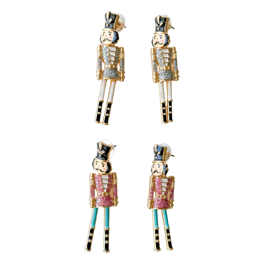 The Nutcracker March Metal Earrings