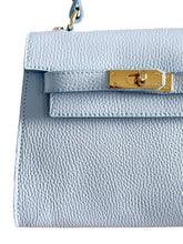 Load image into Gallery viewer, Giuliana Leather Handbag | Ice Blue
