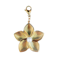 Load image into Gallery viewer, Flower and Pearl Charm Pendant
