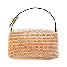 Cargar imagen en el visor de la galería, Verona Raffia Handbag | White
