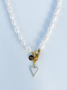 Fresh Water Pearls  Knotted Necklace
