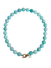Charger l'image dans la galerie, Amazonite Knotted Gemstone Necklace
