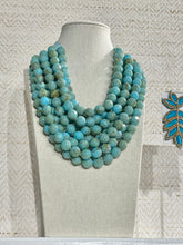 Charger l&#39;image dans la galerie, Shannan Beaded Layered Necklace | Turquoise
