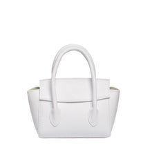 Load image into Gallery viewer, Petite Alessandra Leather Handbag | White
