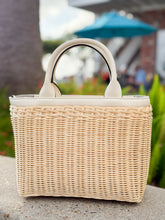 Load image into Gallery viewer, Charleston Rattan Handbag | Cream
