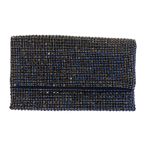 Rhinestones Clutch Handbag | Black