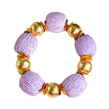 Load image into Gallery viewer, Candace Bracelet Lilac Raffia | 14mm

