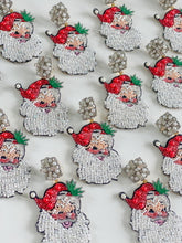 Load image into Gallery viewer, Vintage Red Hat Santa Earrings
