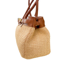 Cargar imagen en el visor de la galería, Aurora Raffia Handbag | Brown
