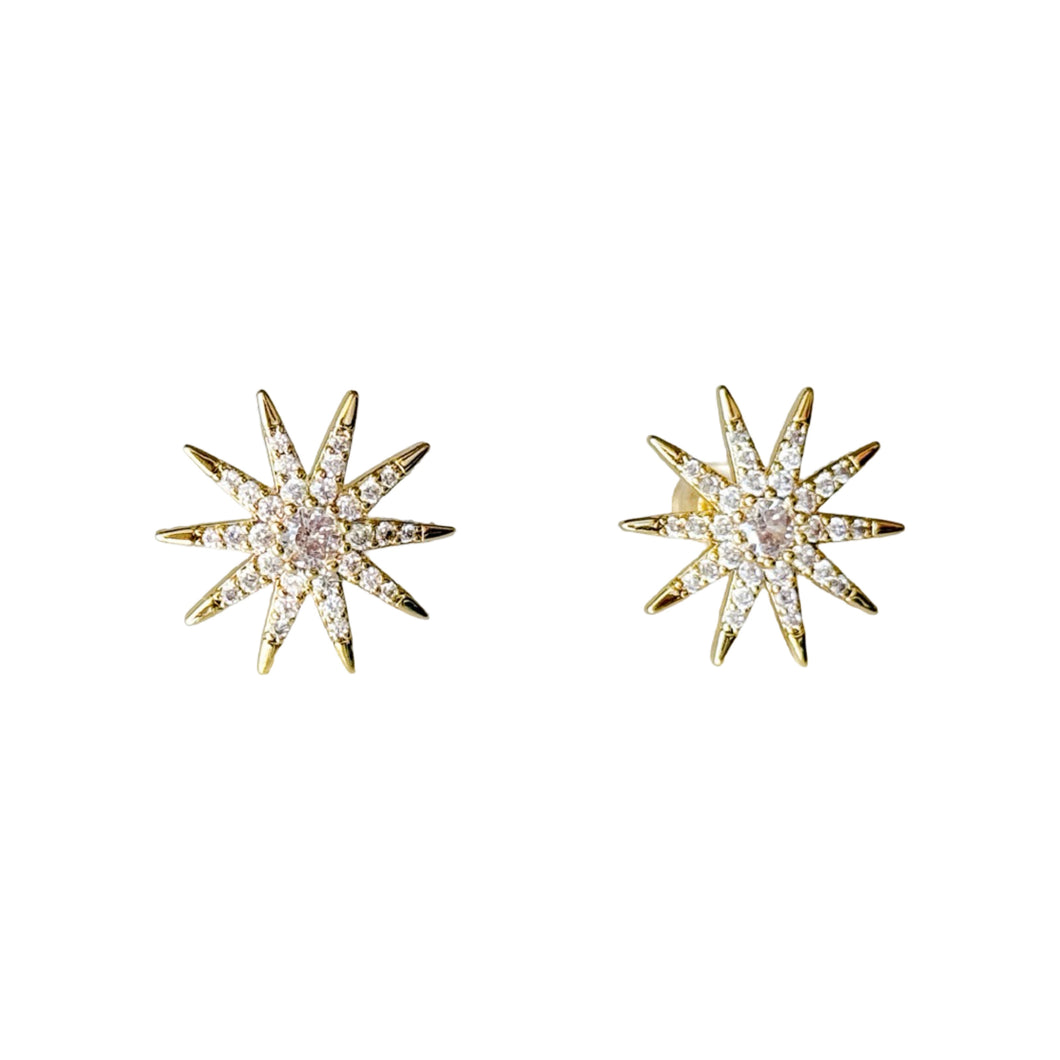 Starburst Stud Earrings