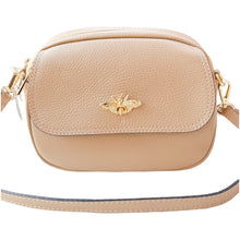 Charger l'image dans la galerie, Bianca Crossbody Bee Leather Handbag | Tan
