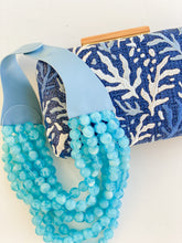 Load image into Gallery viewer, Shannan Beaded Layered Necklace | Ocean Blue
