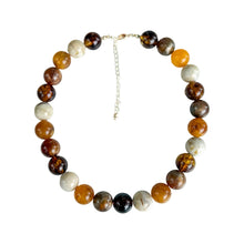 Load image into Gallery viewer, Bubble Gum Beaded Chunky Necklace | Fall I Multicolored
