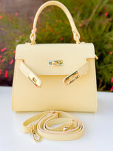 Load image into Gallery viewer, Giuliana Leather Handbag | Butter Yellow
