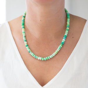 Candy Opal Necklace | Green Apple Pie