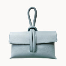 Cargar imagen en el visor de la galería, Wristlet Leather Handbag | Light Blue
