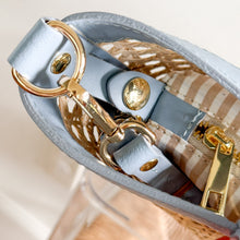 Cargar imagen en el visor de la galería, La Rochelle Cane Rattan Handbag | Light Blue
