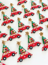 Load image into Gallery viewer, Christmas Car Tree Earrings
