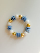 Load image into Gallery viewer, African Ashanti Blue Beads Bracelet | 12mm
