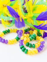 Cargar imagen en el visor de la galería, Mardi Gras Beaded Stretchy Bracelets
