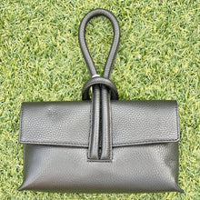 Load image into Gallery viewer, Wrist Leather Handbag | Black
