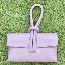 Load image into Gallery viewer, Wrist Leather Handbag | Lilac
