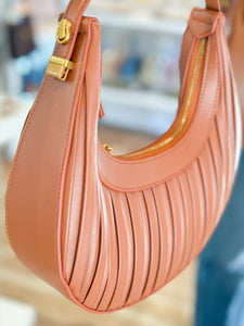 Alexandra Brown Leather Handbag