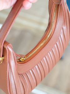 Alexandra Brown Leather Handbag