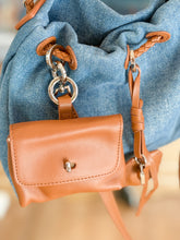 Load image into Gallery viewer, Serena Denim and Brown Leather Handbag | Brown
