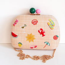 Load image into Gallery viewer, Seaside Raffia Woven Clutch Handbag
