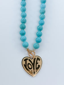 LOVE Heart Charm Pendant