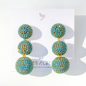 Pave Triple Lantern Earrings | Tiffany