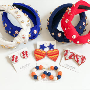 Bandeau perlé GameDay | Base-ball | Marine