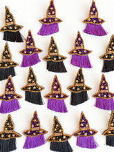 Load image into Gallery viewer, Witch Hat Earrings | Midnight
