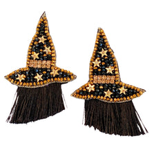 Charger l&#39;image dans la galerie, Witch Hat Earrings | Midnight
