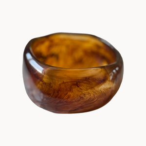 Resin Brown Cuff Bracelet