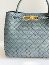 Load image into Gallery viewer, Genevieve Leather Handbag | Stone Blue
