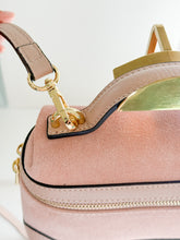 Load image into Gallery viewer, Perugia Suede and Leather Handbag | Pink Blush

