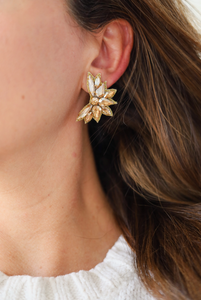 Lumiere Stud Earrings | Champagne