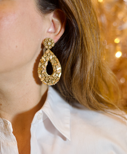 Juliet Drop Earrings | Champagne